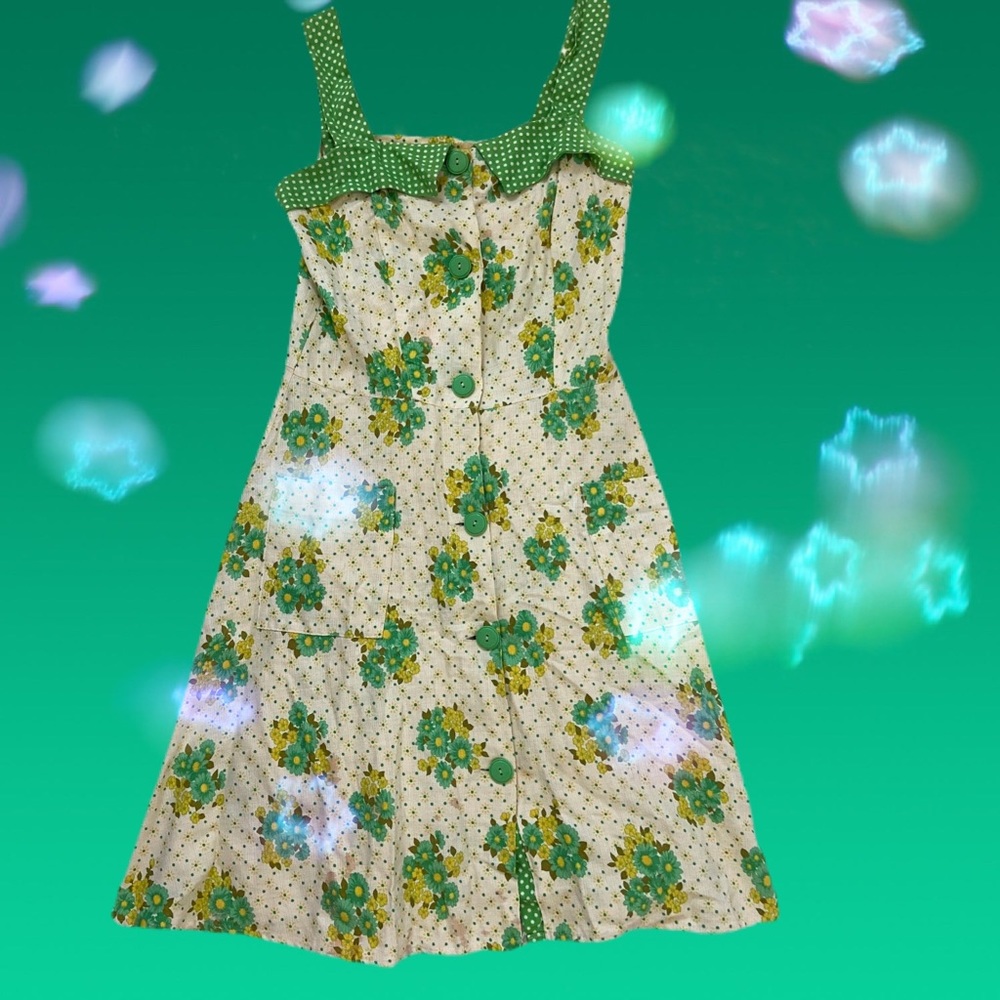 90’s Front Button Dress